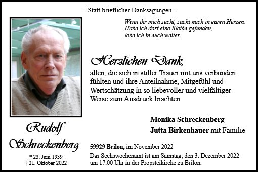 Rudolf Schreckenberg