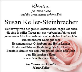 Susan Keller-Steinbrecher