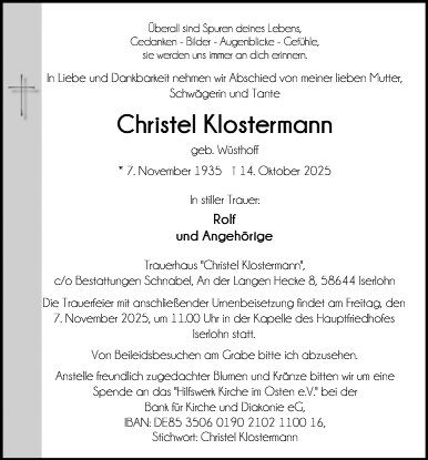 Christel Klostermann