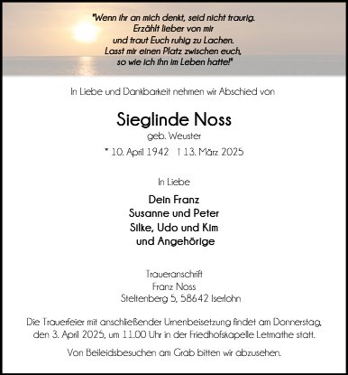 Sieglinde Noss