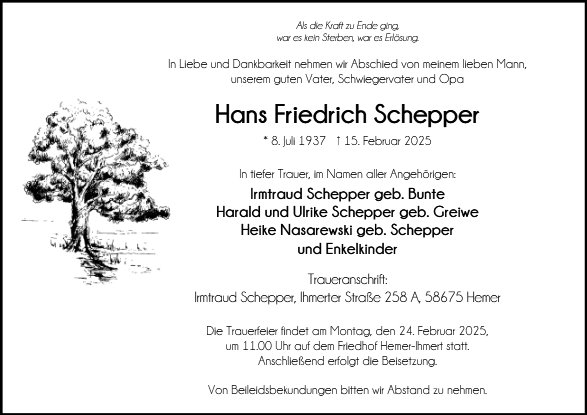 Hans Friedrich Schepper