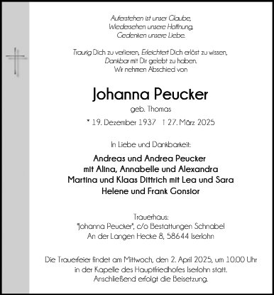 Johanna Peucker