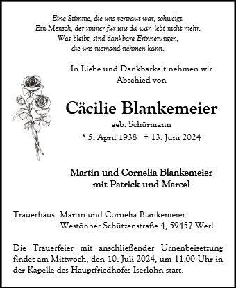 Cäcilie Blankemeier
