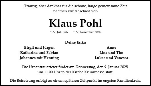 Klaus Pohl