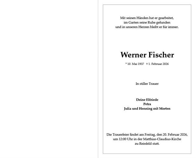 Werner Fischer