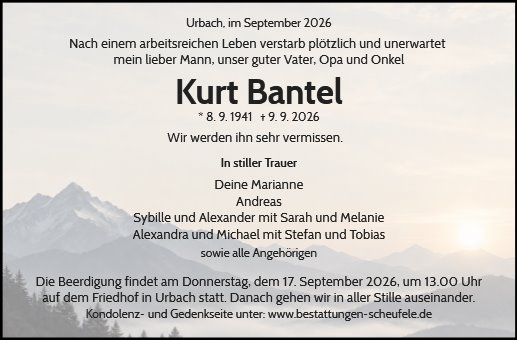 Kurt Bantel