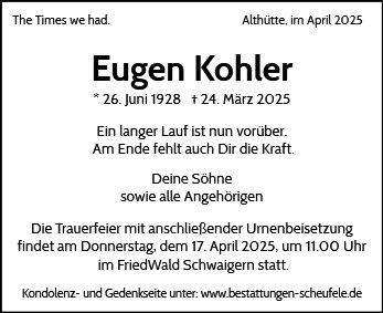 Eugen Kohler