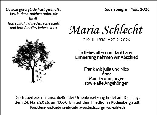 Maria Schlecht