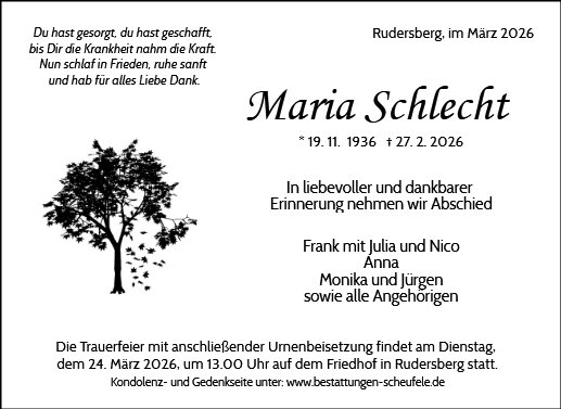 Maria Schlecht