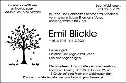 Emil Blickle