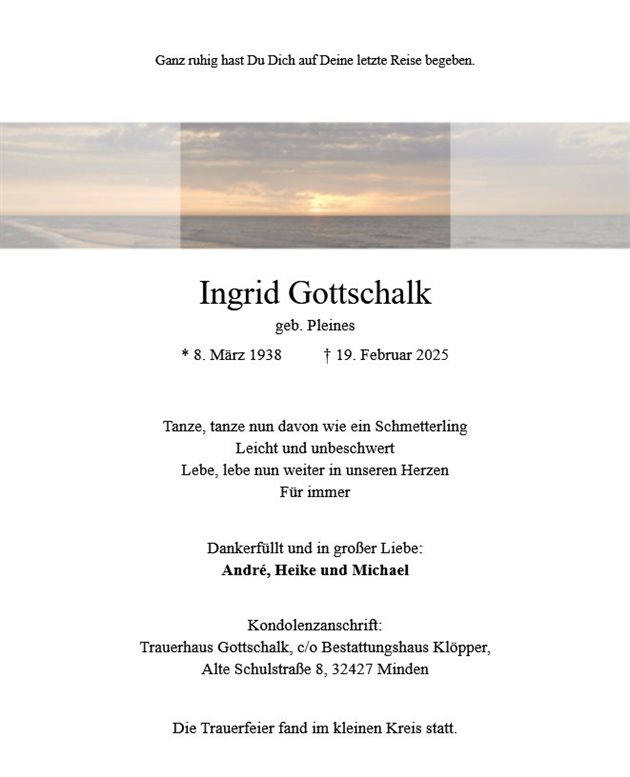 Ingrid Gottschalk