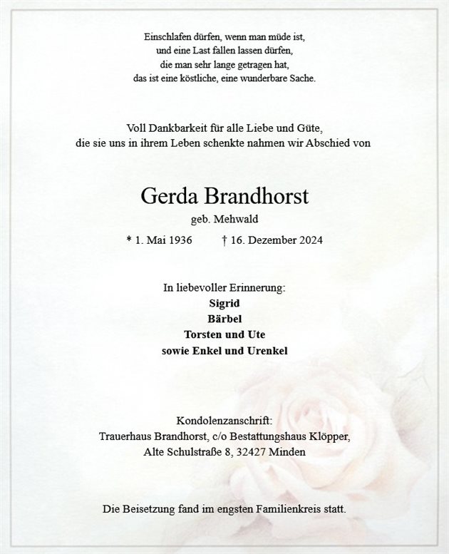Gerda Brandhorst