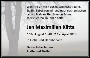 Jan Maximilian Klitta