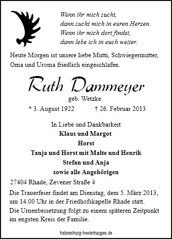 Ruth Dammeyer