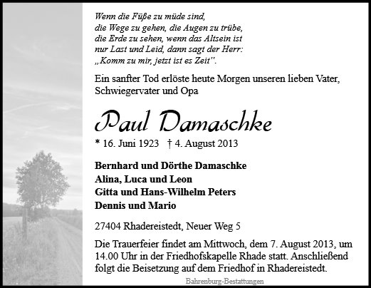 Paul Damaschke