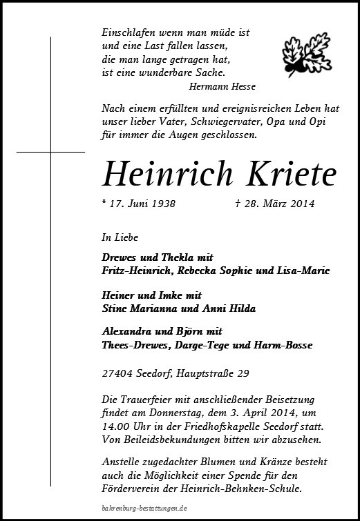 Heinrich Kriete