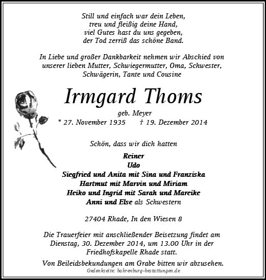 Irmgard Thoms