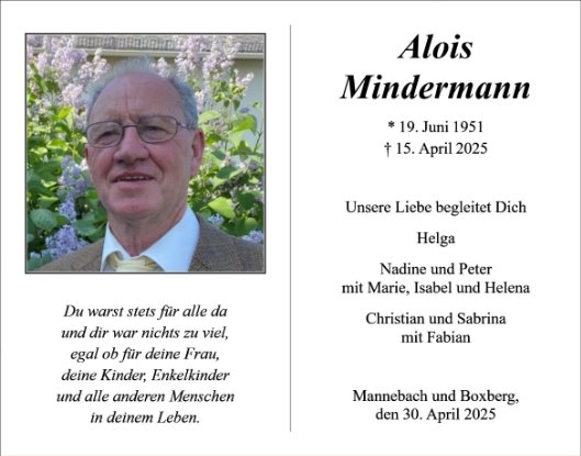 Alois Mindermann