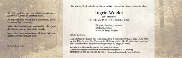 Ingrid Wacke