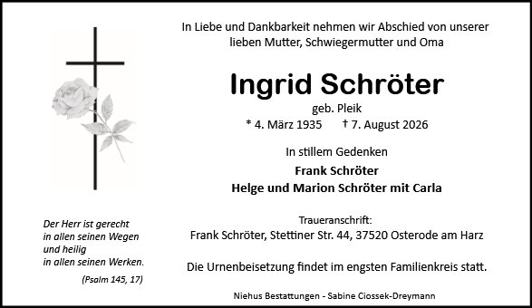 Ingrid Schröter