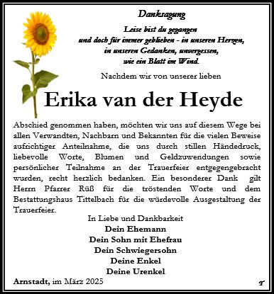 Erika Van der Heyde