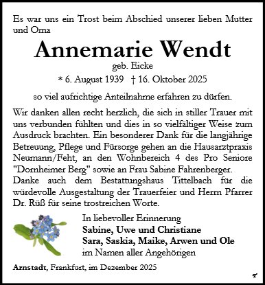 Annemarie Wendt