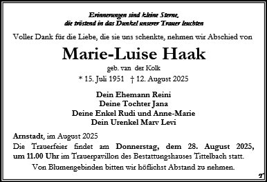 Marie-Luise Haak