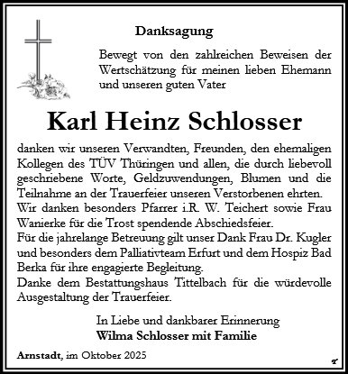 Karl Heinz Schlosser