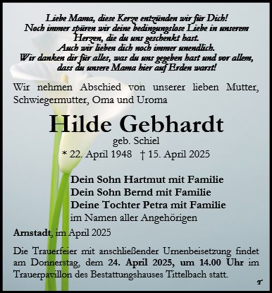 Hilde Gebhardt