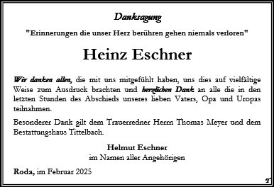 Heinz Eschner