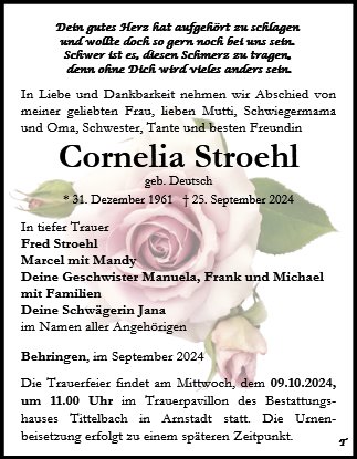 Cornelia Stroehl