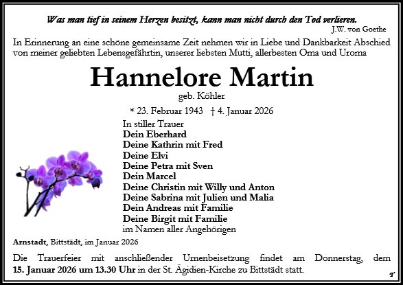 Hannelore Martin