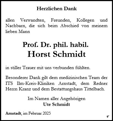 Horst Schmidt