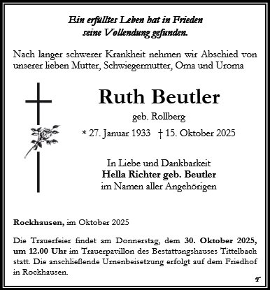 Ruth Beutler