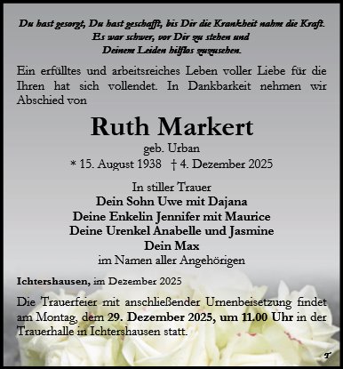 Ruth Markert