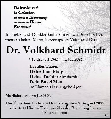 Volkhard Schmidt