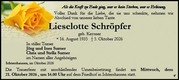 Lieselotte Schröpfer