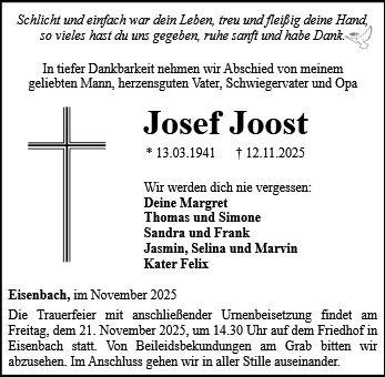 Josef Joost