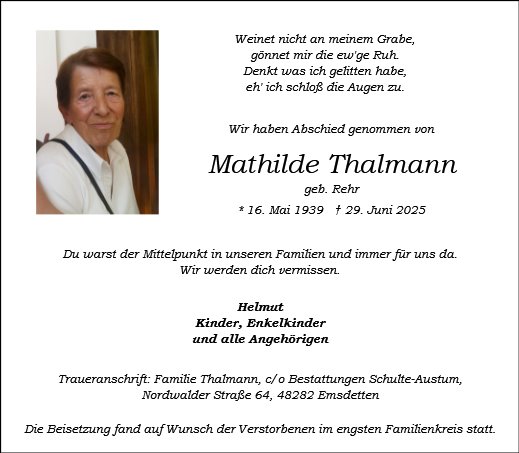 Mathilde Thalmann
