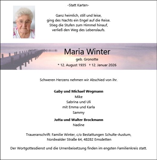 Maria Winter