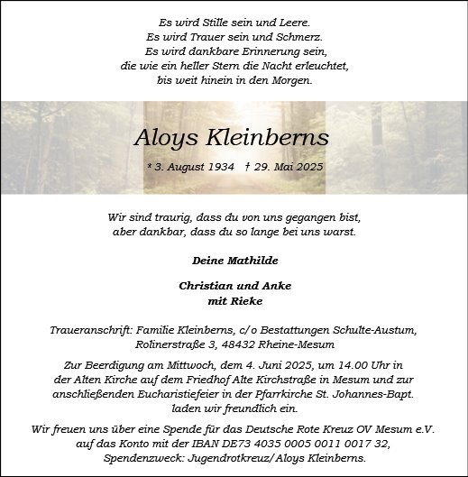 Aloys Kleinberns 