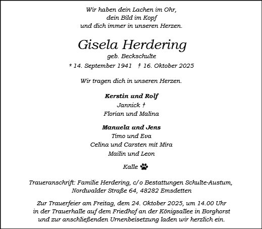 Gisela Herdering