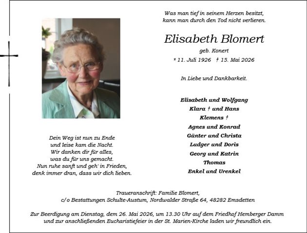 Elisabeth Blomert
