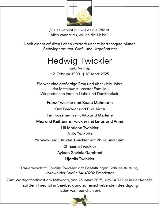 Hedwig Twickler