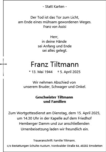 Franz Tiltmann