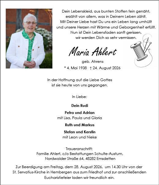 Maria Ahlert