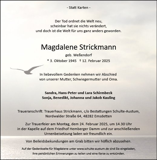 Magdalene Strickmann