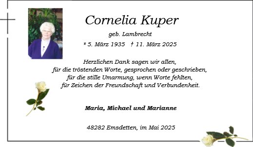 Cornelia Kuper