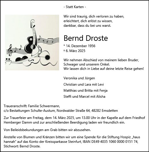 Bernhard Droste
