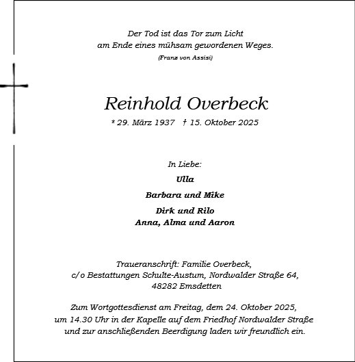 Reinhold Overbeck